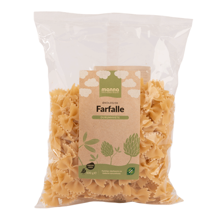Manna farfalle durumhvete 500 g økologisk