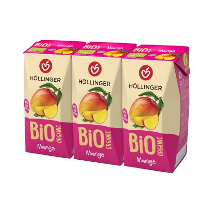 mangojuice 3 x 200 ml økologisk höllinger