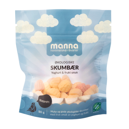 manna godteri skumbær økologisk 80 g