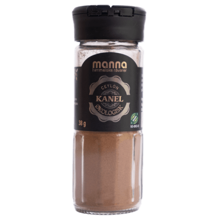 Kanel Ceylon, malt, 38 g, økologisk, Manna