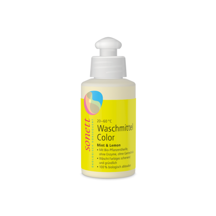 Sonett vaskemiddel 120 ml økologisk mynte og sitron