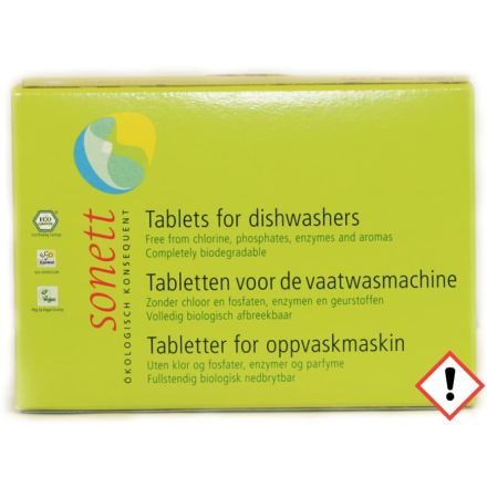 Sonett oppvasktabletter økologisk 25 stk