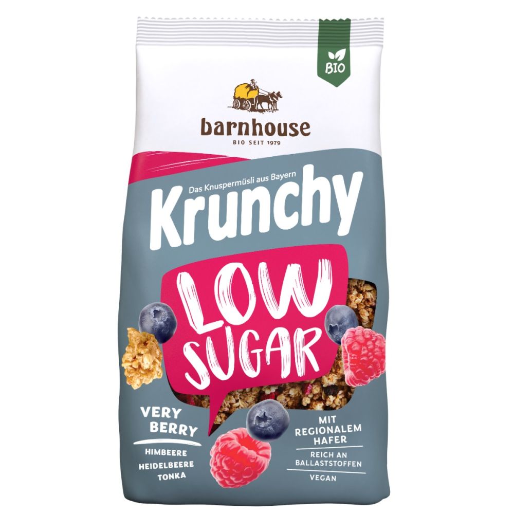 Krunchy Very Berry, 375 g, økologisk, Barnhouse main product photo