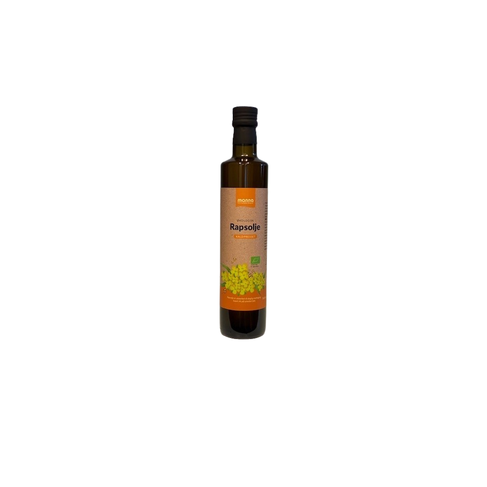 Rapsolje, 500 ml, økologisk, Manna main product photo