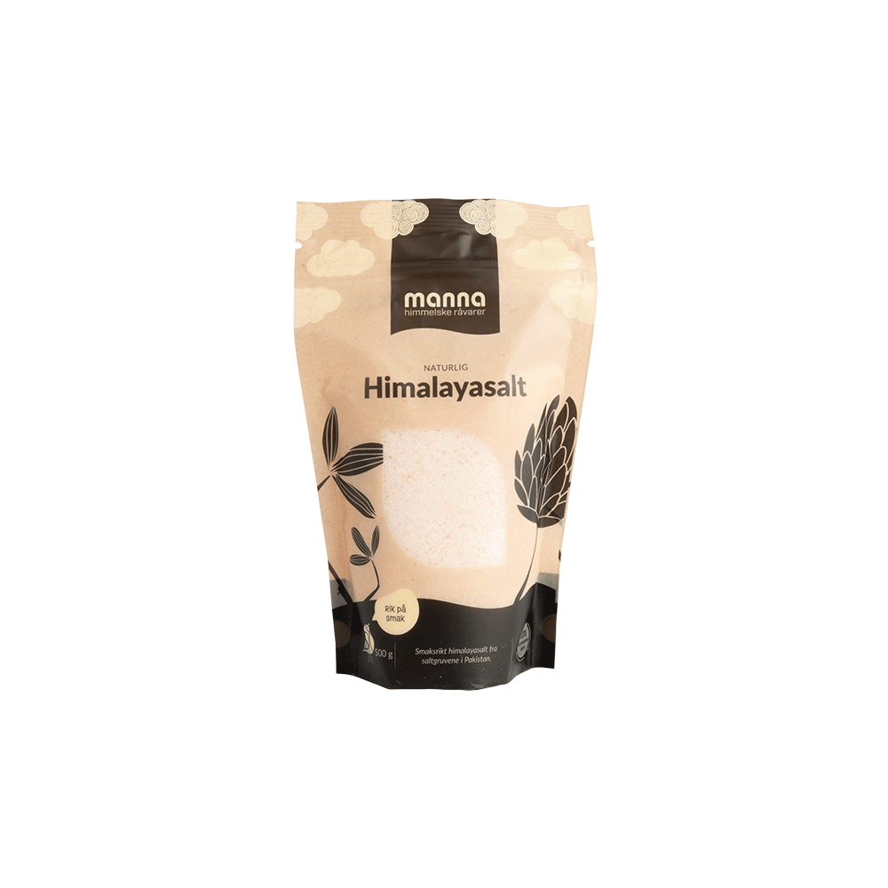 Himalayasalt, 500 g, naturlig, Manna main product photo