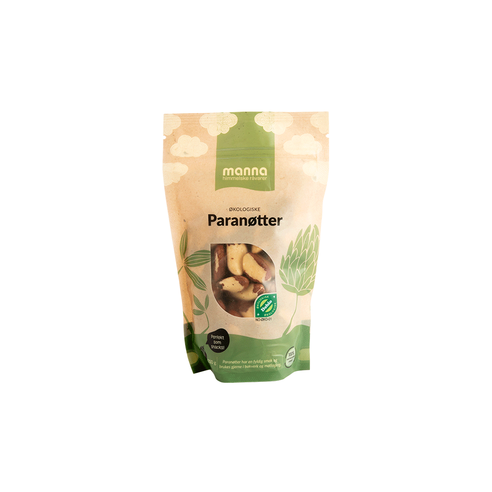 Paranøtter, 200 g, økologisk, Manna main product photo