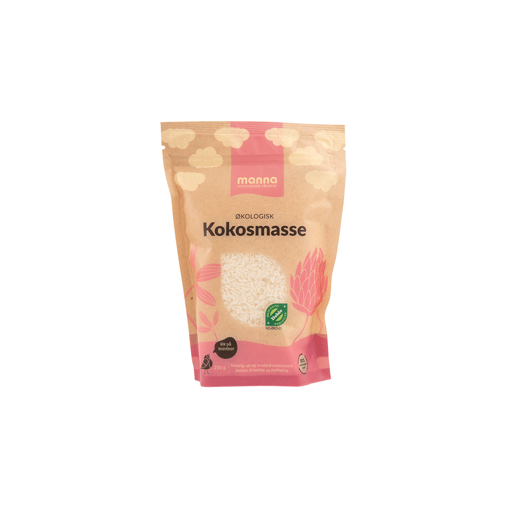 Kokosmasse, 250 g, økologisk, Manna main product photo