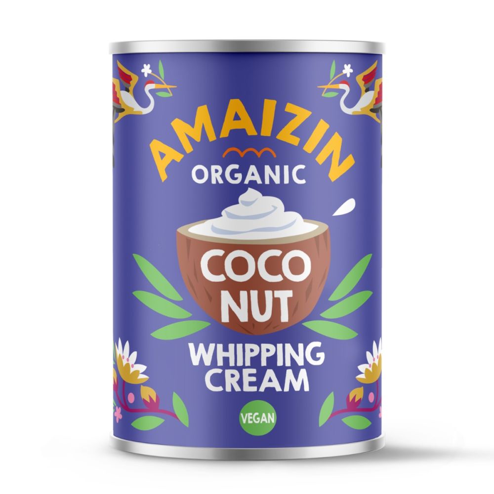 Kokoskrem, 400 ml, økologisk, Amaizin main product photo