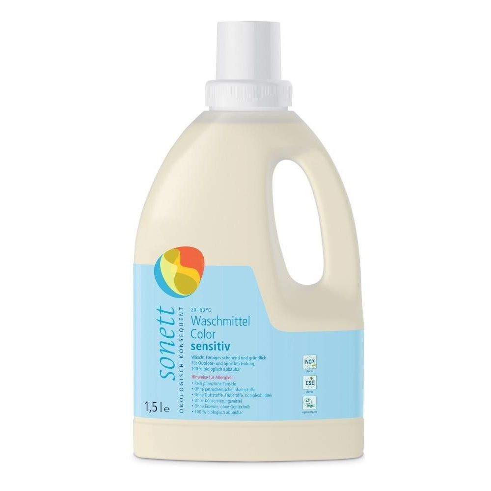 Vaskemiddel, sensitiv, 1,5 l, økologisk, Sonett main product photo