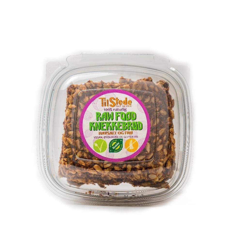 Knekkebrød Frø, 140 g, økologisk, Tilstede Mat Mer main product photo