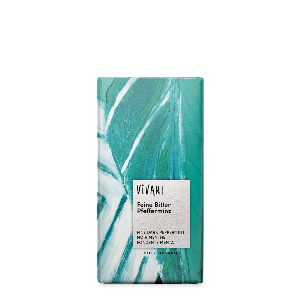 Mørk sjokolade peppermynte,100 g, økologisk,Vivani main product photo