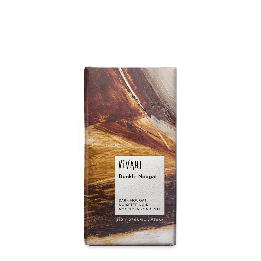 Mørk sjokolade Nougat, 100 g, økologisk, Vivani main product photo