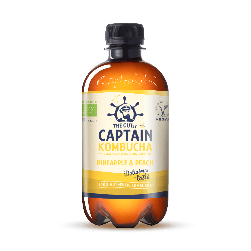 Pineapple, 400 ml, økologisk, Captain Kombucha main product photo