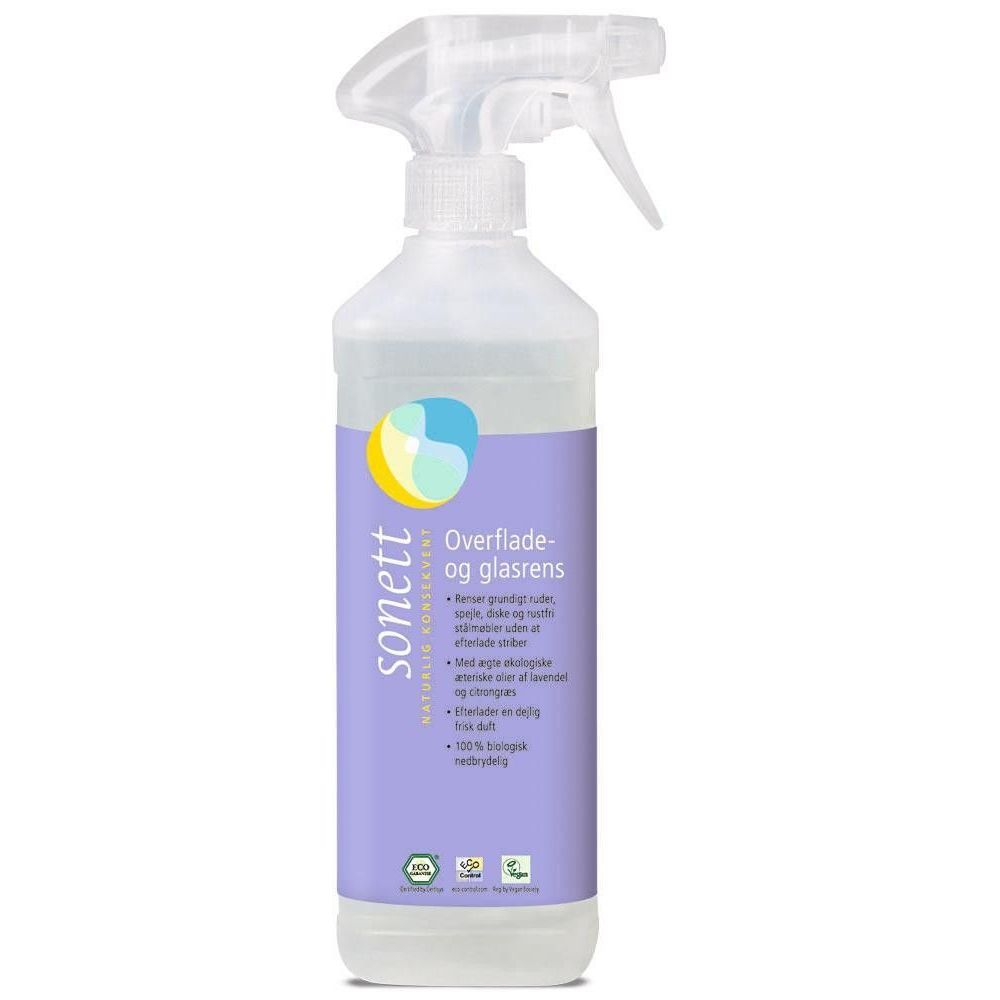 Overflate- og vindusvask, 0,5 l, økologisk, Sonett main product photo