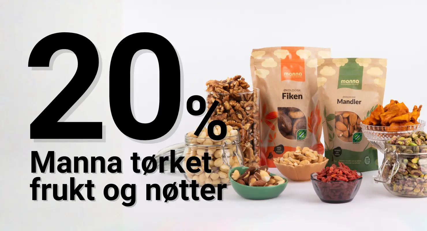 Manna tørket frukt & bær