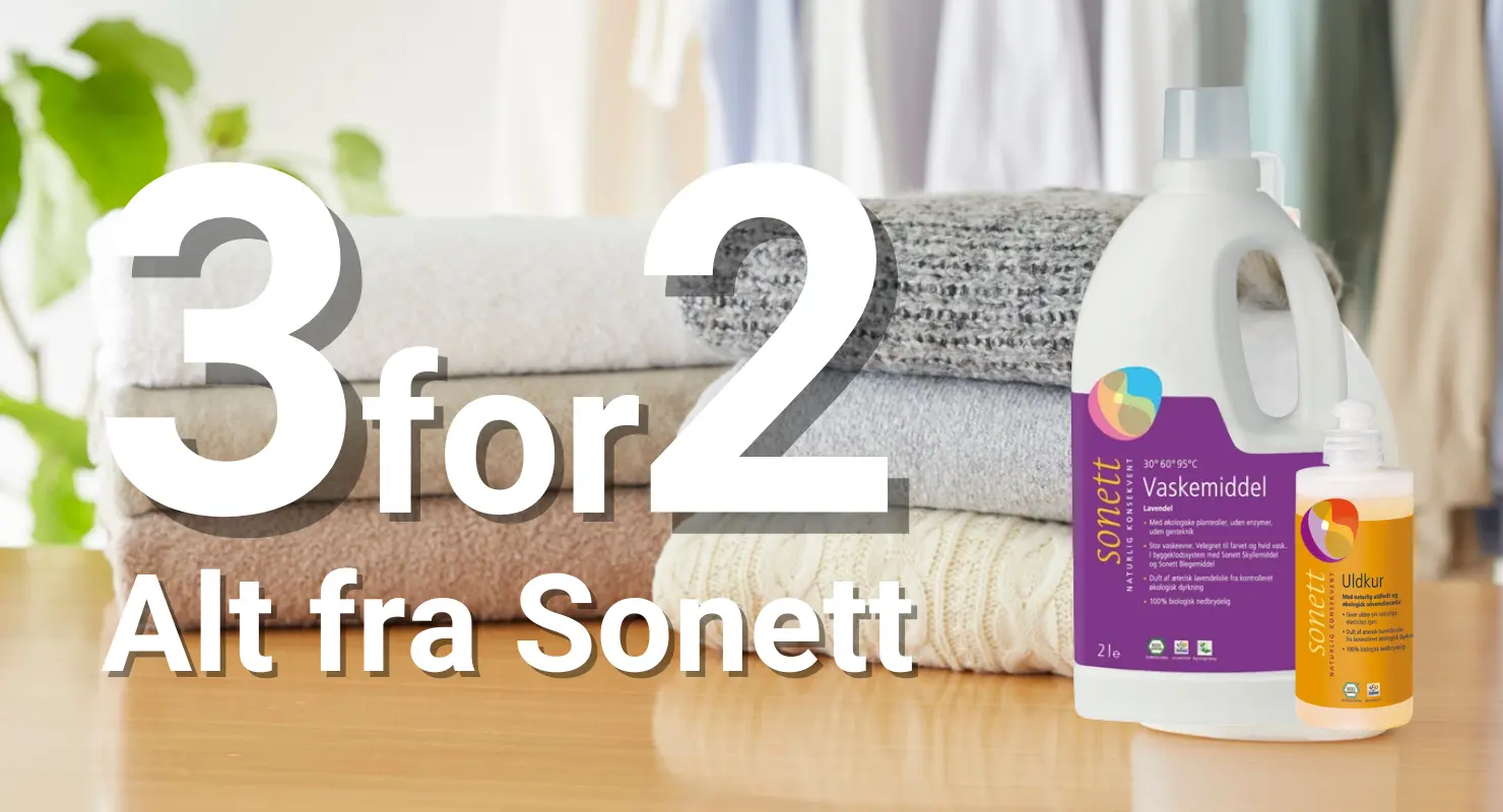 3 for 2 på Sonett - Hos Økoland