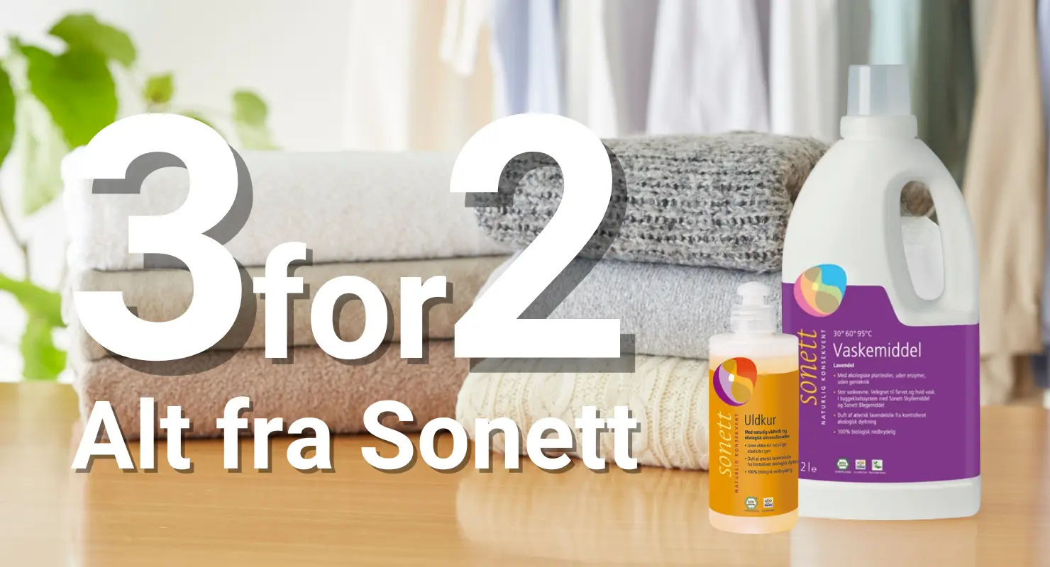 3 for 2 på Sonett - Hos Økoland