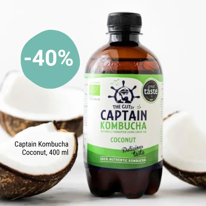 Cpt. Kombucha – 20% hos Økoland