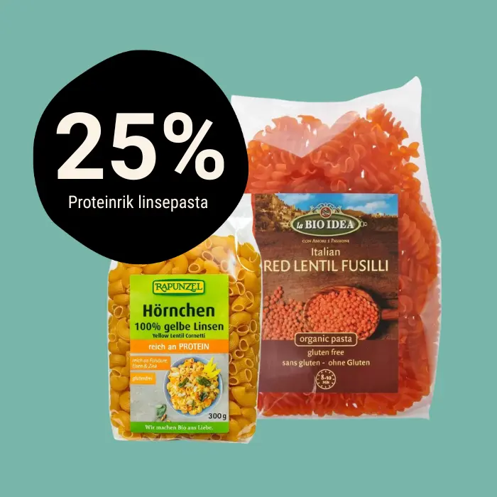 Proteinrik pasta – hos Økoland
