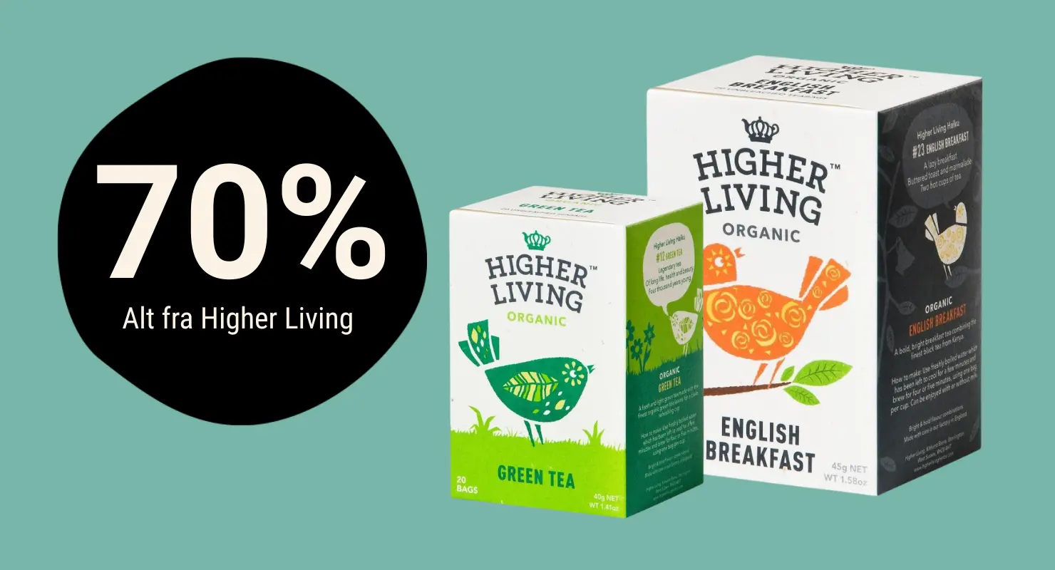 70% Rabatt - Økologisk te